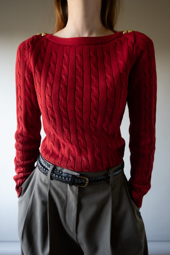 The 100% cotton cable knit by RALPH LAUREN - Size up to 36 - Image 5
