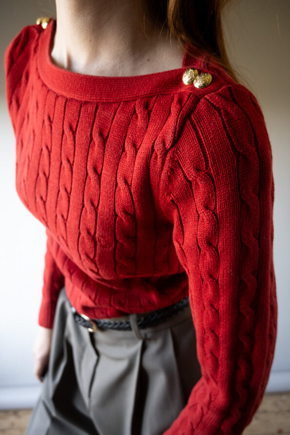 The 100% cotton cable knit by RALPH LAUREN - Size up to 36 - Image 4