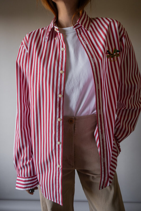 The red striped Ralph Lauren shirt - Size up to 40 - Image 5