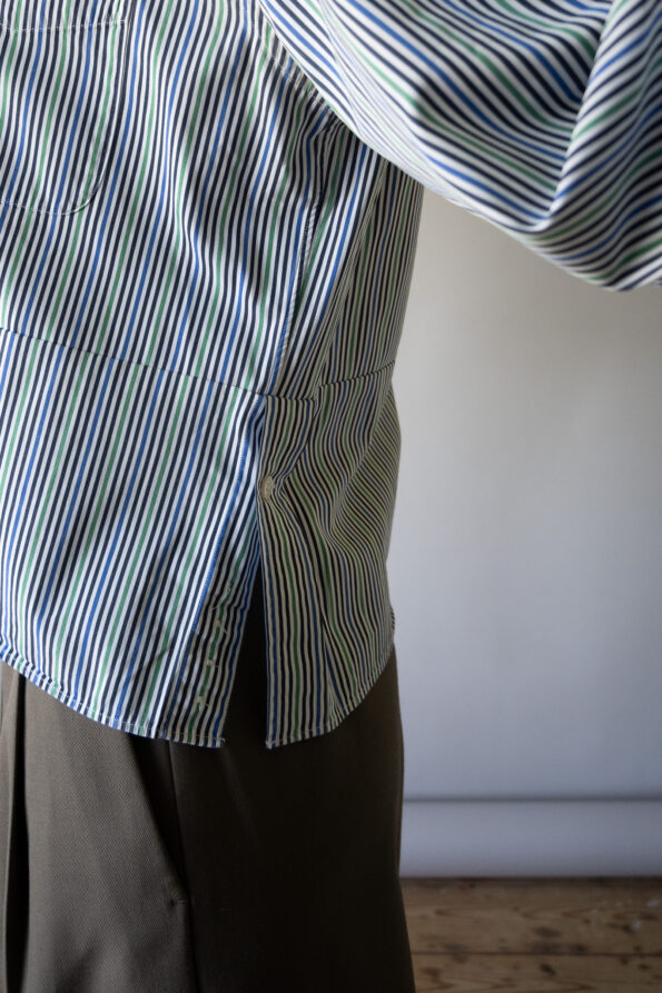 &II upcycled: The multi clr stripe wave shirt - Size up to 40 - Image 5