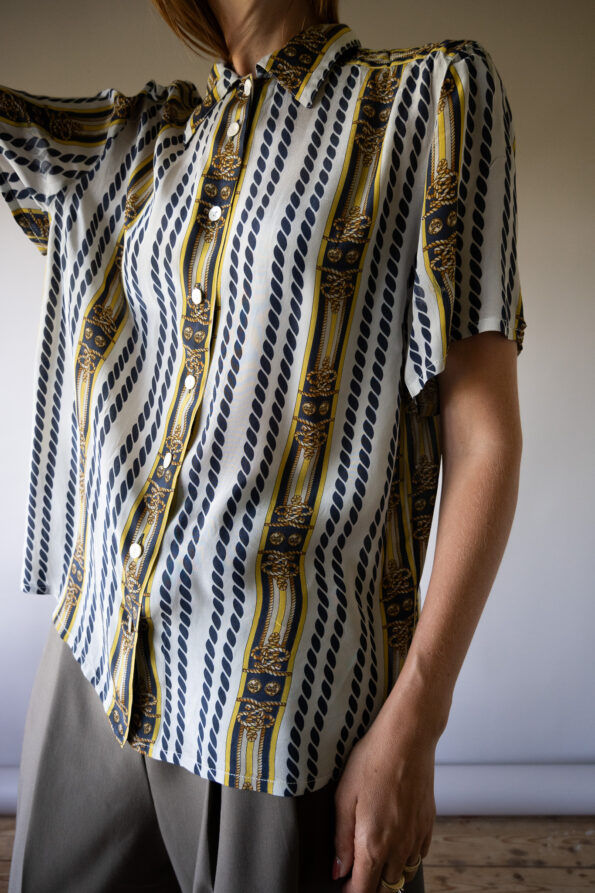 The 100% silk nautic shirt - Size up to 38 - Image 4