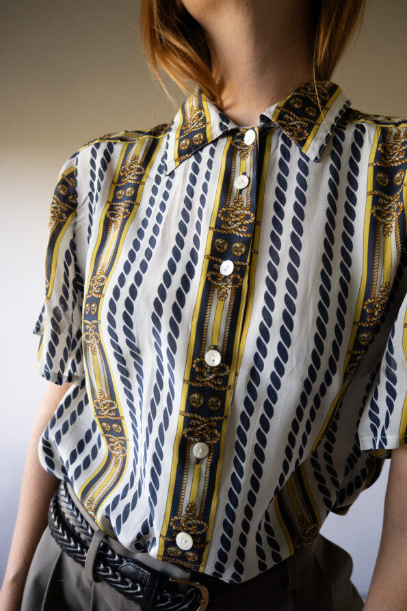 The 100% silk nautic shirt - Size up to 38 - Image 5