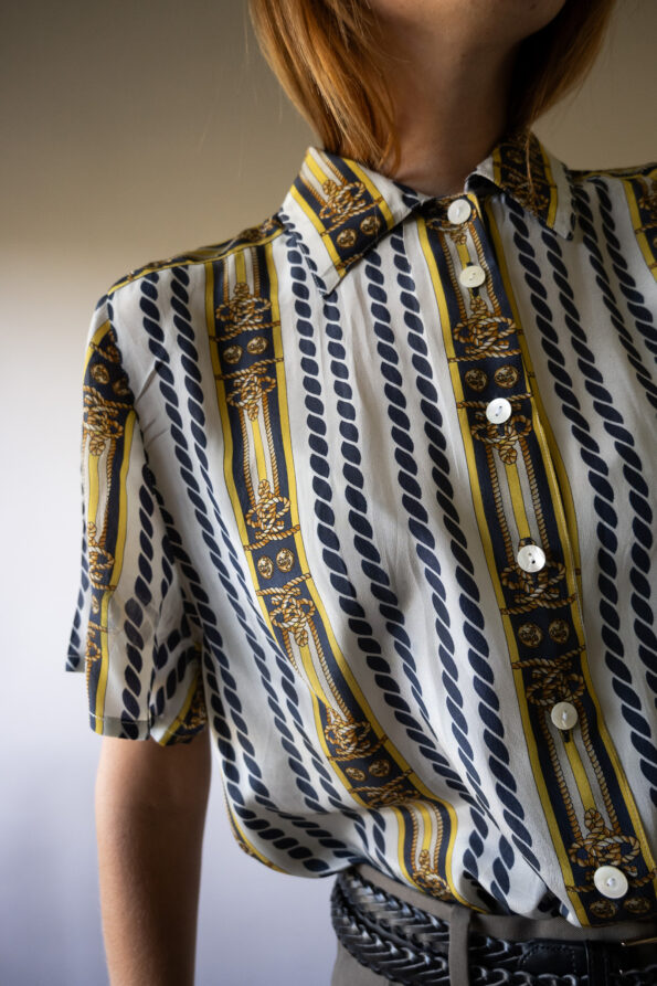 The 100% silk nautic shirt - Size up to 38 - Image 6