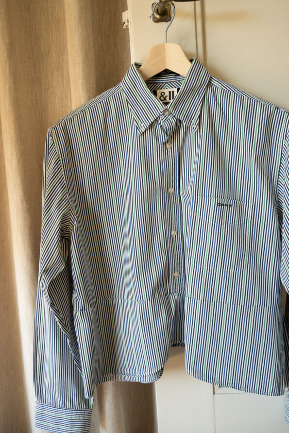 &II upcycled: The multi clr stripe wave shirt - Size up to 40 - Image 2