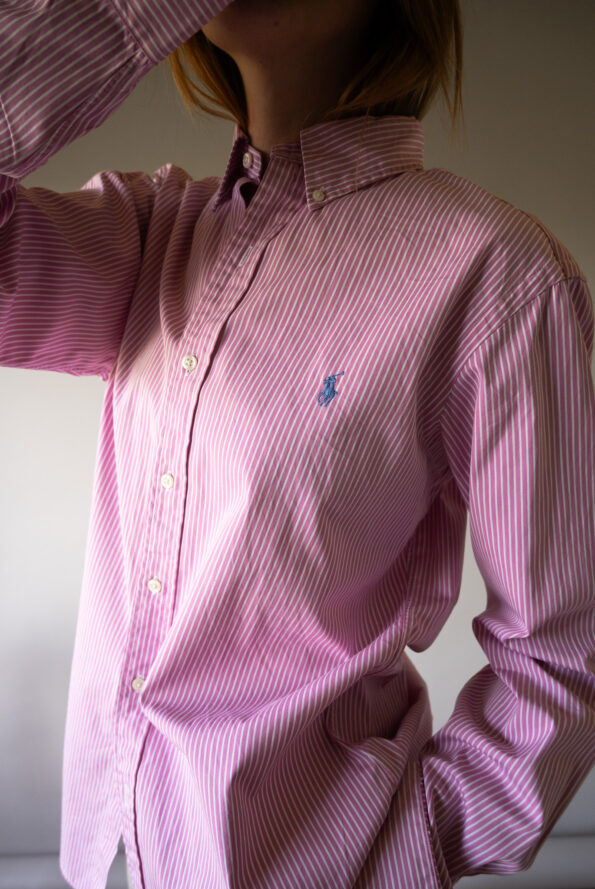 The pink striped RALPH LAUREN shirt - Size up to 40 - Image 3