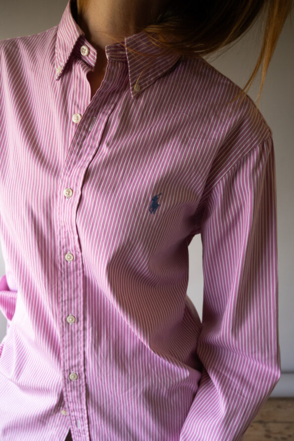 The pink striped RALPH LAUREN shirt - Size up to 40 - Image 4