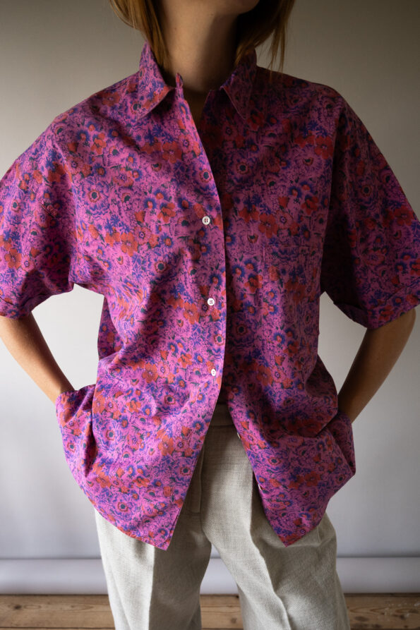 The printed cotton shirt - Size up to L - Image 3