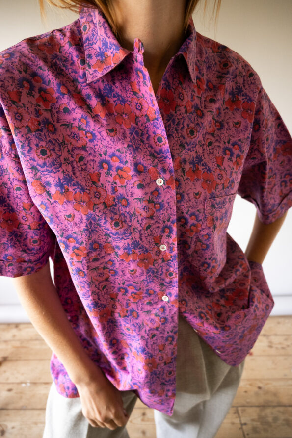 The printed cotton shirt - Size up to L - Image 4