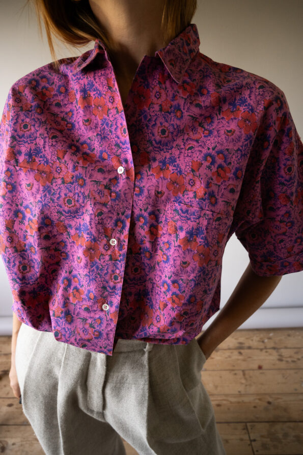 The printed cotton shirt - Size up to L - Image 2