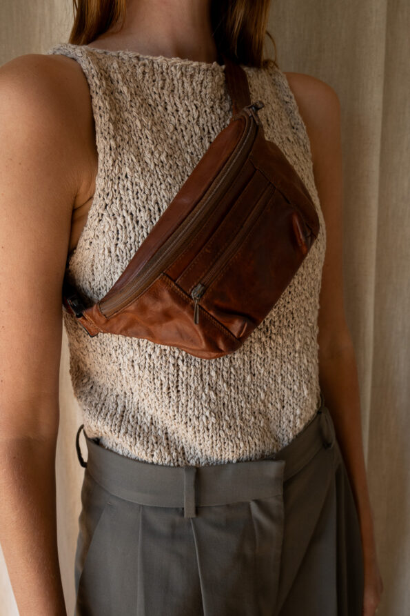 The 100% leather bum bag - Image 5