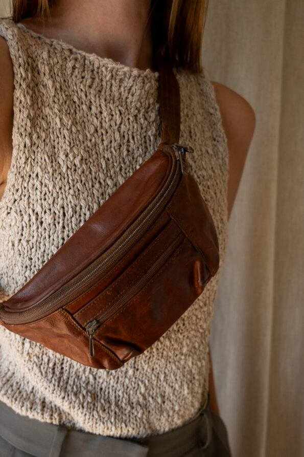 The 100% leather bum bag - Image 4