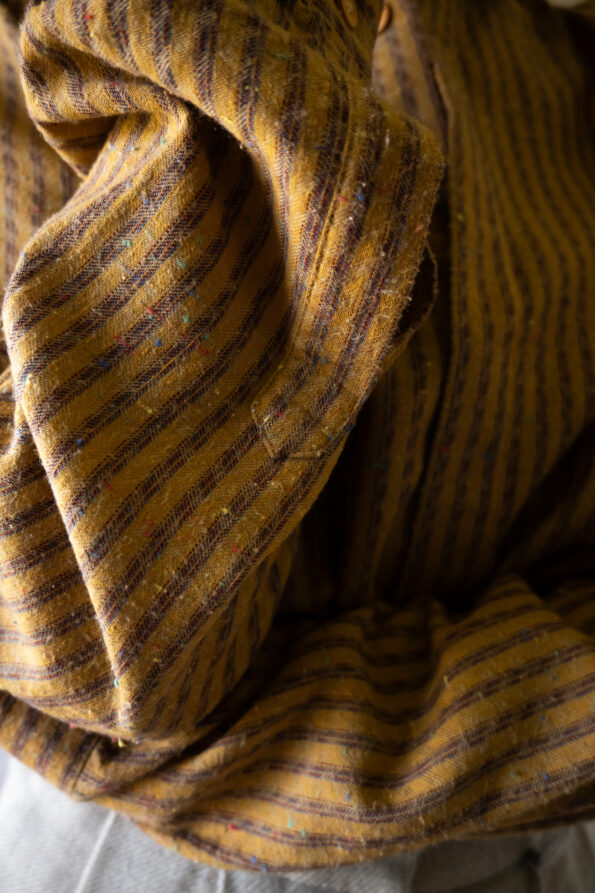 The jacquard ochre yellow detailed shirt - Size up to 40 - Image 7
