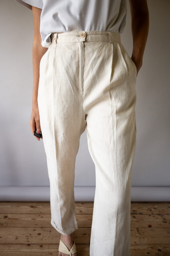 The linen tailored pant - Size up to 34 - Image 4