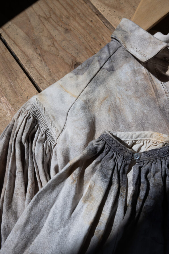 The natural dye antique blouse - Size up to 40 - Image 12