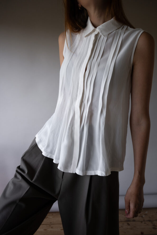The pleated MAXMARA summer top - Size up to M - Image 2