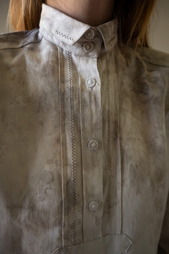 The natural dye antique blouse - Size up to 40 - Image 8