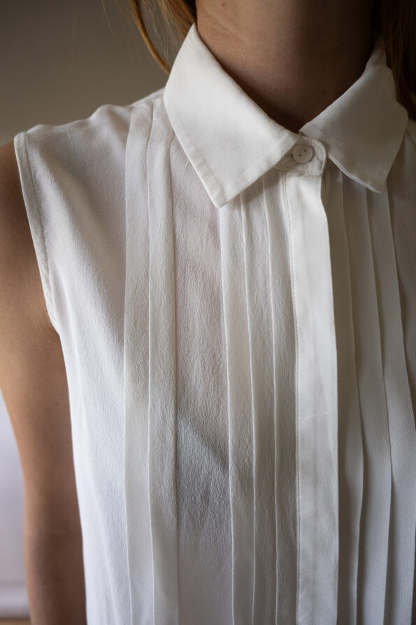 The pleated MAXMARA summer top - Size up to M - Image 8