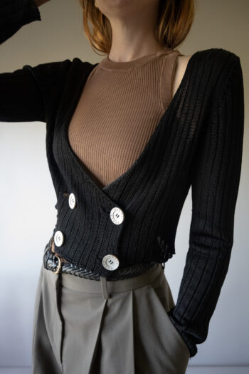 The GUESS cropped cardigan - Size up to M