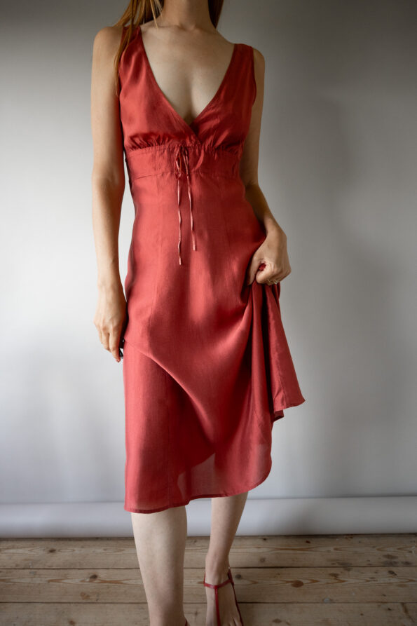 The 100% silk brick dress - Size up to 36 - Image 2