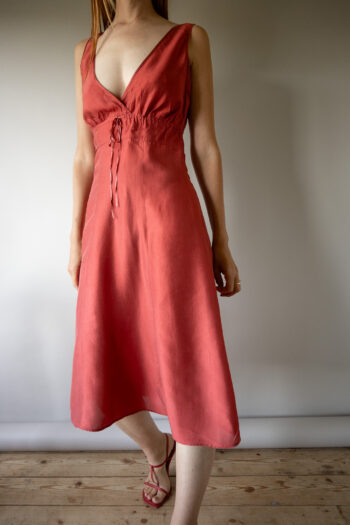 The 100% silk brick dress - Size up to 36
