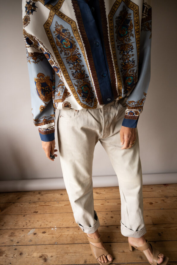 The mirror printed shirt in 100% silk - Size up to M - Image 2