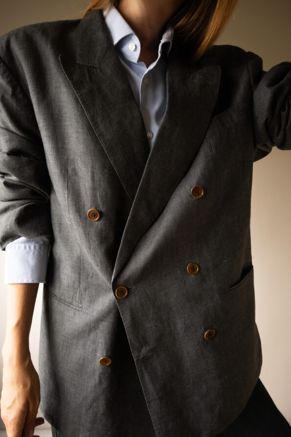 The 100% linen double breasted blazer - Size up to L - Image 2