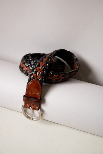 The braided leather belt