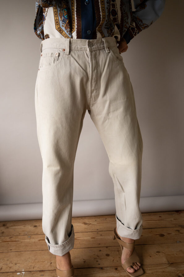 The off white Levi’s 501 - Size up to 28 INCH - Image 4