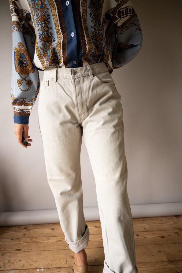 The off white Levi’s 501 - Size up to 28 INCH - Image 5