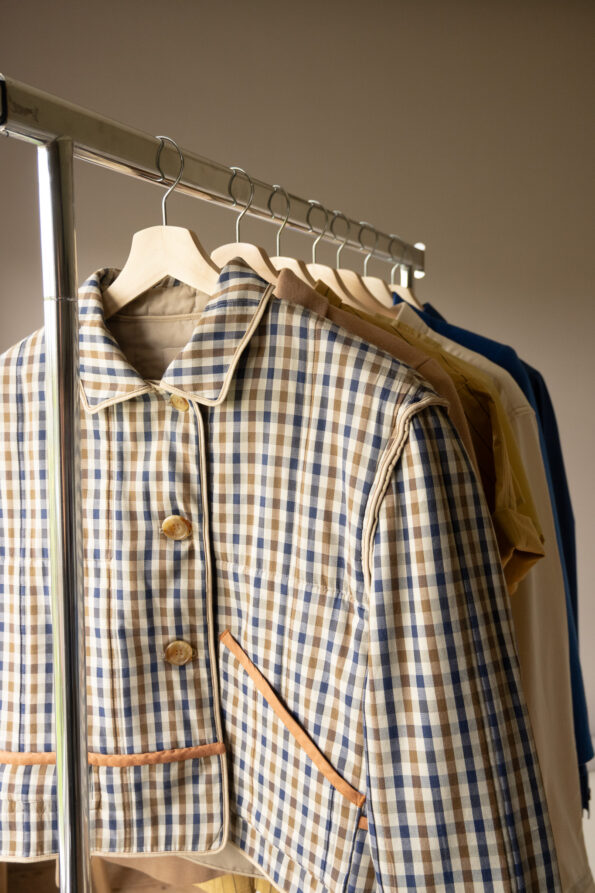 &II upcycled: The checkered reversible jacket - Size up to 40 - Image 8
