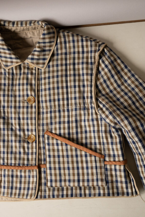 &II upcycled: The checkered reversible jacket - Size up to 40 - Image 9