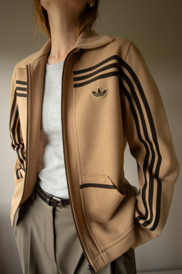 Rare find: The vintage Adidas 1970’s beige track jacket - Size up to 40