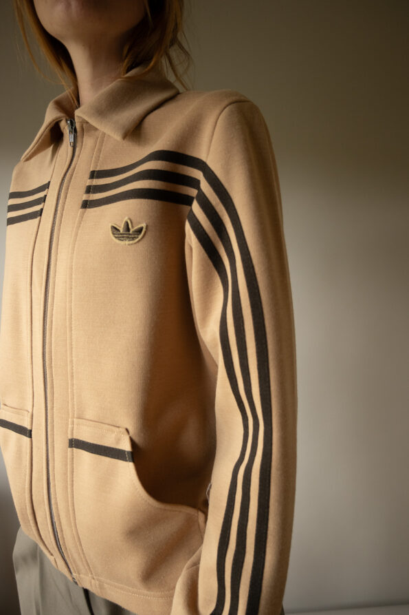 Rare find: The vintage Adidas 1970’s beige track jacket - Size up to 40 - Image 5
