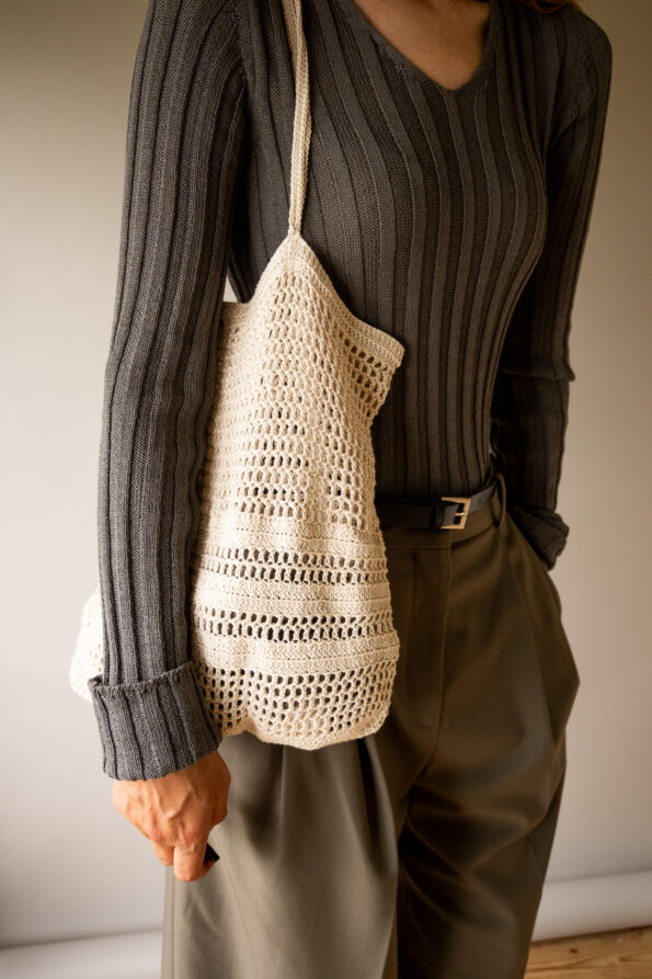 The handmade crochet bag - Image 3