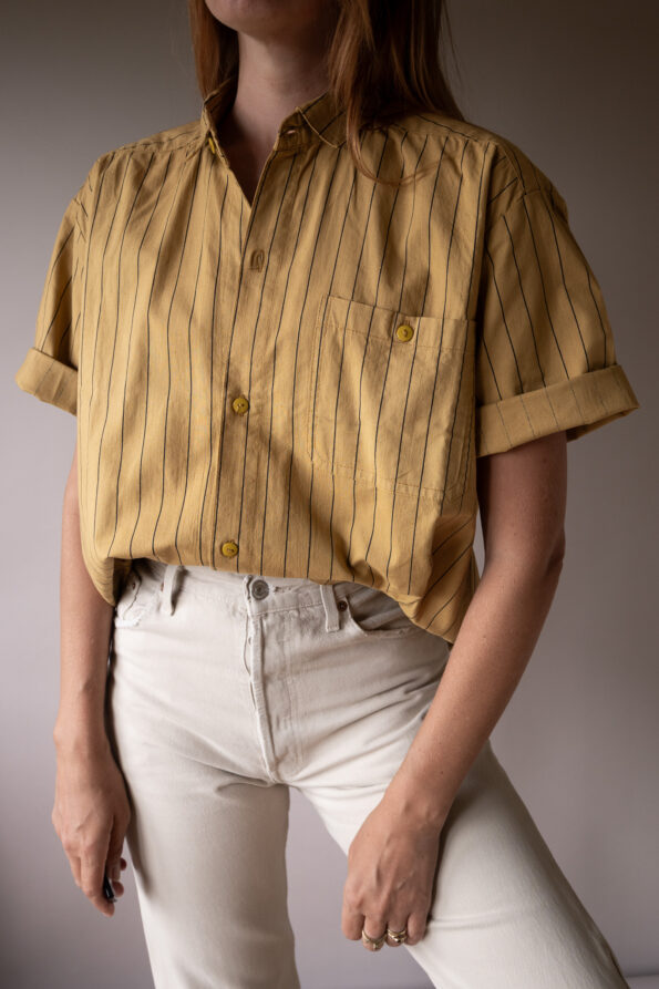 The ochre striped shirt - Size up to 42 - Image 3