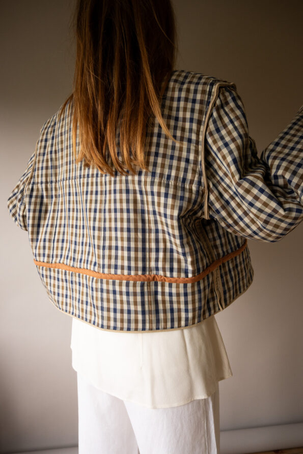 &II upcycled: The checkered reversible jacket - Size up to 40 - Image 4