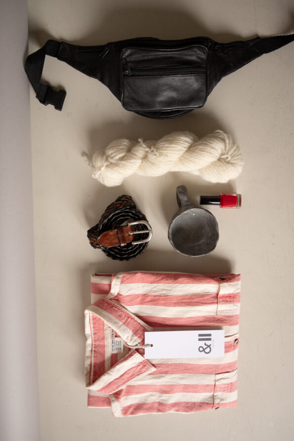The 100% leather black bum bag - Image 4