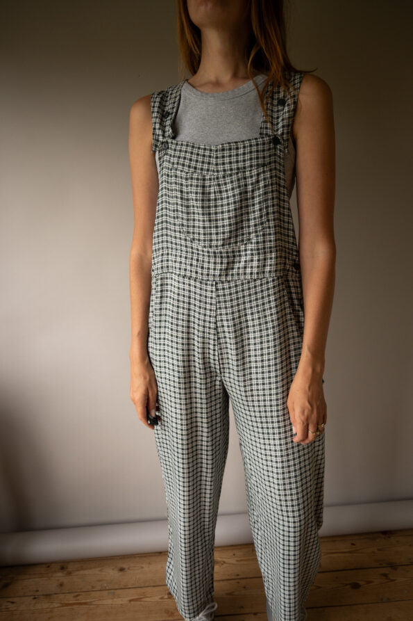 The viscose checkered dungaree - Size up to S - Image 2