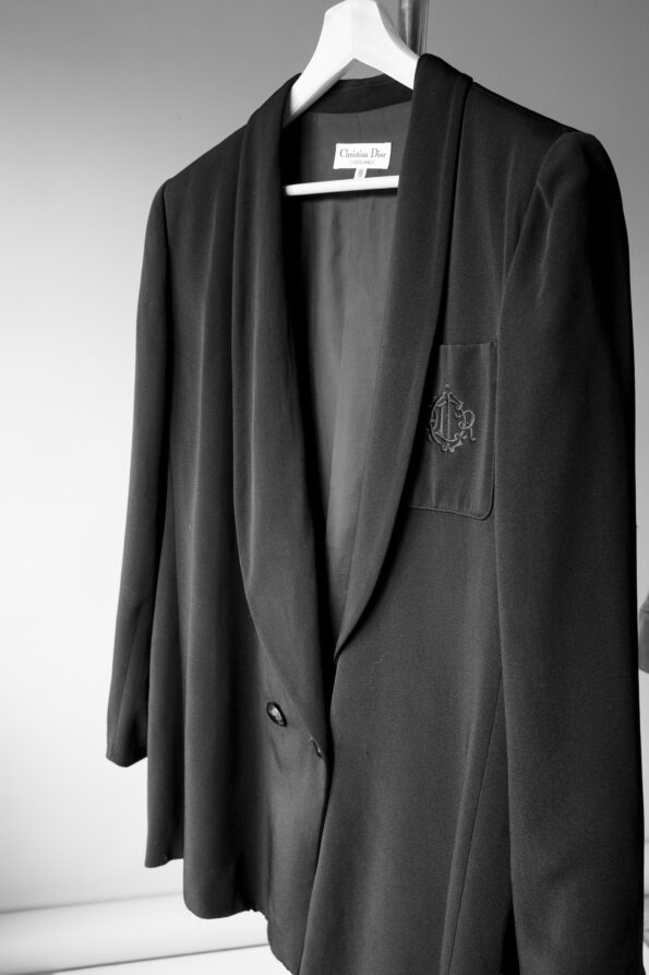 The vintage CHRISTIAN DIOR black blazer - Size up to 40 - Image 7