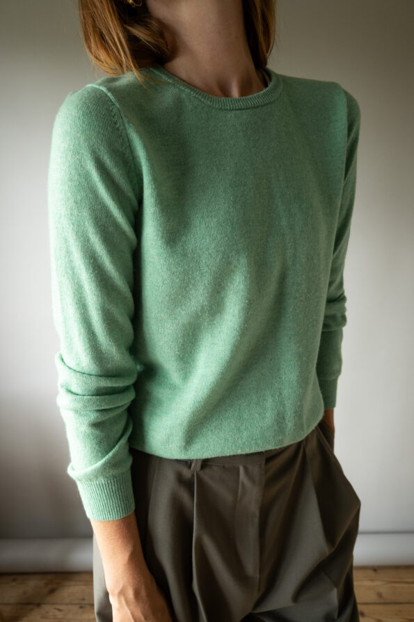 The cashmere blend mint green pullover - Size up to S - Image 3
