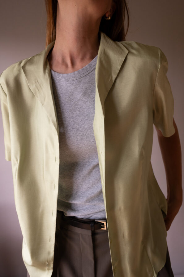 The mint green blouse - Size up to M - Image 2