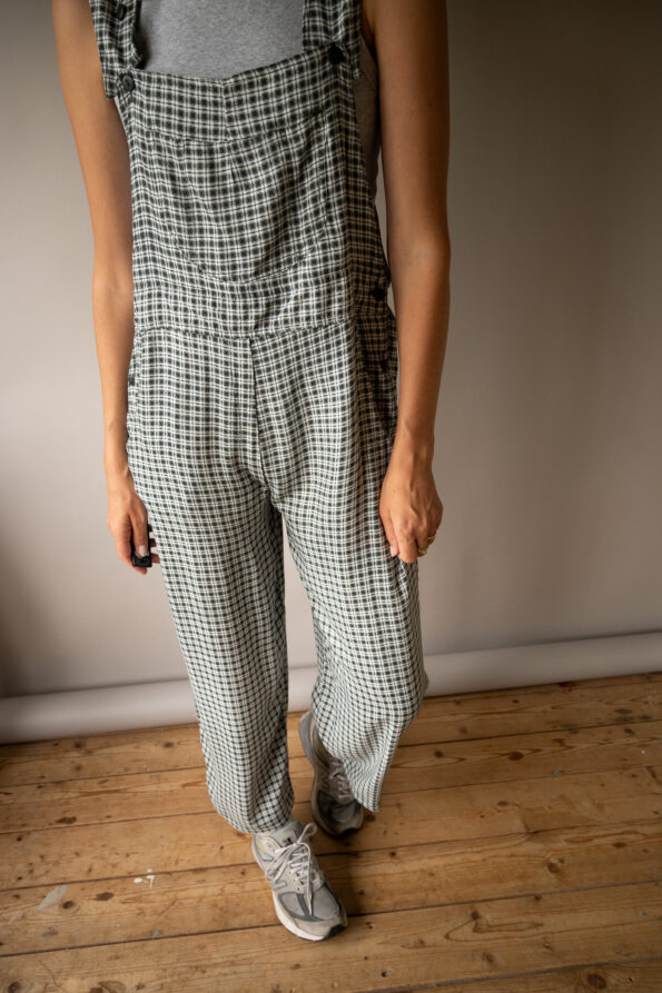The viscose checkered dungaree - Size up to S - Image 5