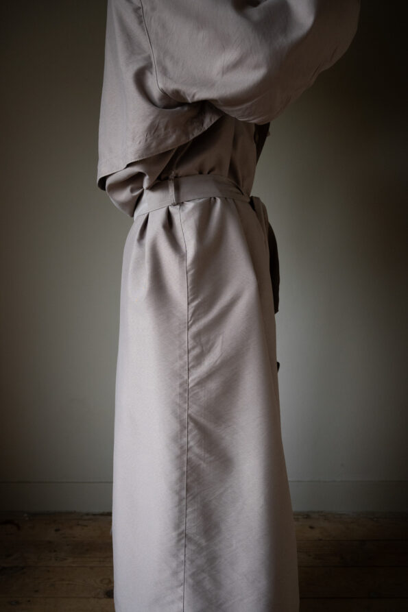 The light taupe trenchcoat - Size up to L - Image 2