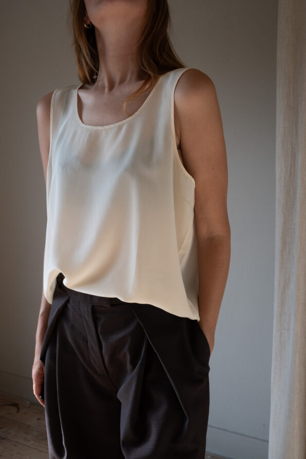 The 100% silk singlet set - Size up to L - Image 7