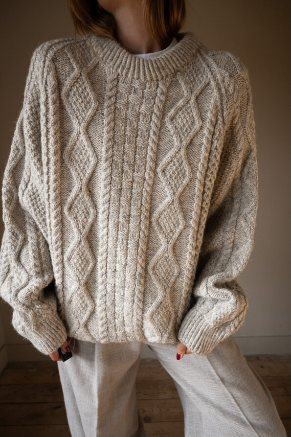 The classic 100% wool ARAN knit - Size up to XL - Image 2