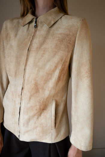 The 100% suede leather jacket - Size up to S