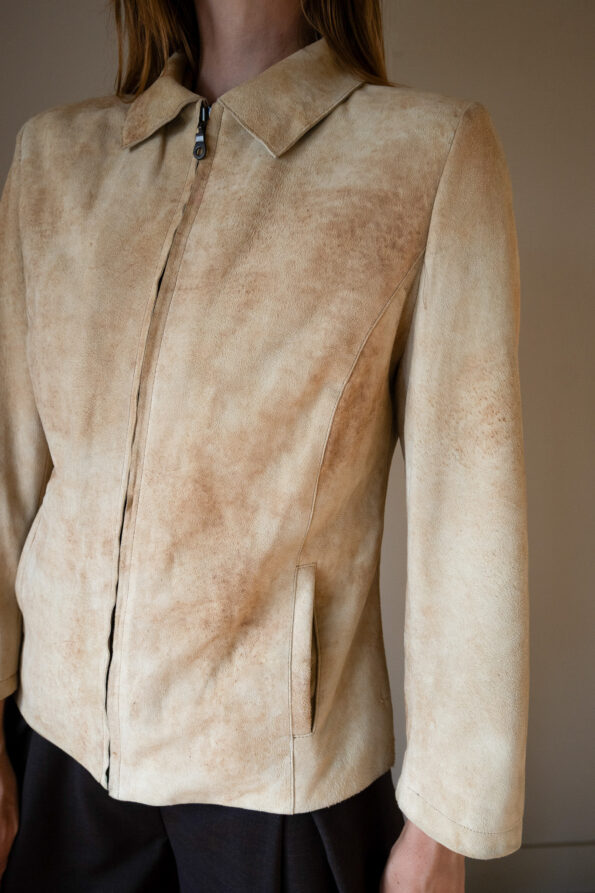 The 100% suede leather jacket - Size up to S