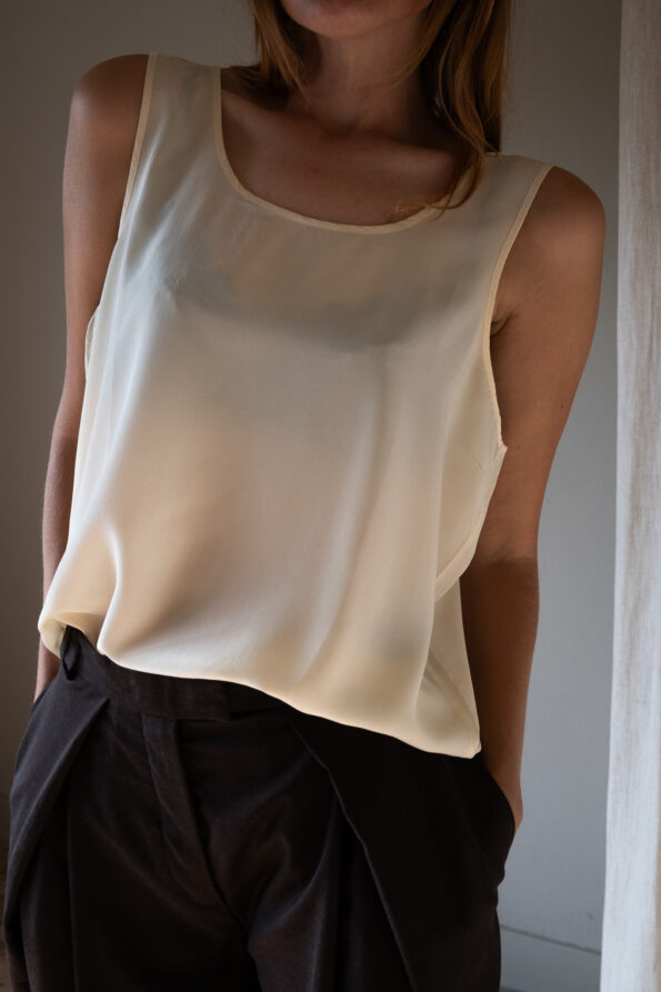 The 100% silk singlet set - Size up to L - Image 3