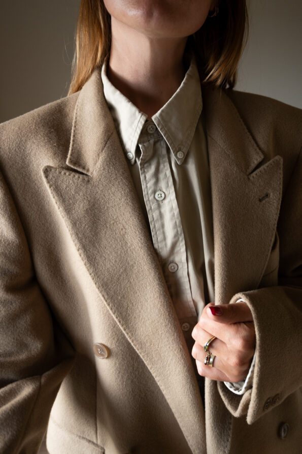The cashmere blend double breasted coat - Size up to L - Image 2
