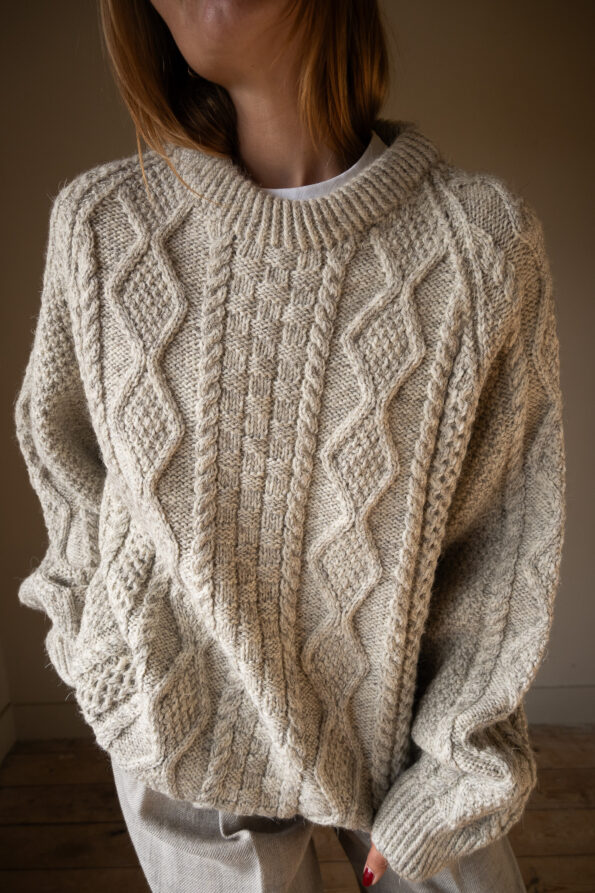 The classic 100% wool ARAN knit - Size up to XL